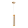 PENDENTE DOURADO DCD02136  2,5X5X30CM 5W 300LM 3000K
