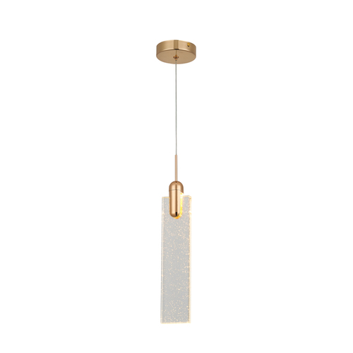 PENDENTE DOURADO DCD02133  27X7X30CM 5W 300LM 3000K