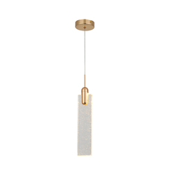PENDENTE DOURADO DCD02133  27X7X30CM 5W 300LM 3000K