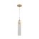 PENDENTE DOURADO DCD02133  27X7X30CM 5W 300LM 3000K