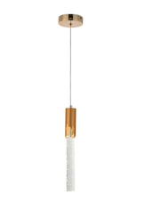 PENDENTE DOURADO  DCD02124 3,5X35CM 5W 300LM 3000K