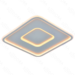 PLAFON METAL BRANCO+SILICONE 40CM 58W 4200LM 3000K DCX3119