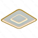 PLAFON  METAL DOURADO+SILICONE 40CM 58W 4200LM 3000K DCX03118