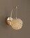 ARANDELA DOURADO+CRISTAL TRANSPARENTE 13×20CM DCB01922