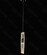 PENDENTE METAL DOURADO+CRISTAL 45CM 9W 900LM 3000K DCD02807