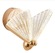ARANDELA BORBOLETA METAL DOURADO+ACRILICO 20X17CM 6W 3000K DCB03247