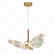 PENDENTE MINI BORBOLETA  METAL DOURADO+ACRILICO 20×14CM 8W 800LM 3000K DCD02203