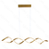 PENDENTE 100CM 55W 3850LM 3000K ALUMINIO DOURADO+SILICONE DCD03196