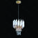 PENDENTE METAL BRANCO+CRISTAL 20x26CM DCD06592