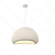 PENDENTE 40×30C METAL+RESINA BRANCO DCD04085