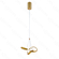 PENDENTE METAL DOURADO+SILICONE  20×18CM 20W 1400LM 3000K DCD03217
