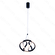 PENDENTE METAL PRETO+SILICONE 20CM 39W 2730LM 3000K DCD03221