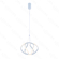 PENDENTE METAL BRANCO+SILICONE  20CM 39W 2730LM 3000K DCD03222