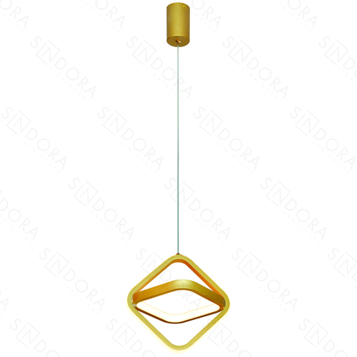 PENDENTE METAL DOURADO+SILICONE 22CM 24W 1680LM 3000K DCD03202