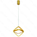 PENDENTE METAL DOURADO+SILICONE 22CM 24W 1680LM 3000K DCD03202
