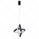 PENDENTE METAL PRETO+SILICONE 22CM 24W 1680LM 3000K DCD3203