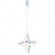 PENDENTE METAL BRANCO+SILICONE  22CM 24W 1680LM 3000K DCD03204