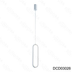PENDENTE BRANCO+SILICONE 40×10CM 20W 3000K DCD03026