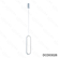 PENDENTE BRANCO+SILICONE 40×10CM 20W 3000K DCD03026