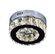PLAFON INOX CROMADO+CRISTAL 20CM 6W 3000K 600LM DCX00719
