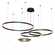 PENDENTE ALIANÇA(LUZ DIRETA) 100X80X60X40CM 175W 12250LM 3000K PRETO+ACRILICO DCD03195
