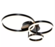 PLAFON(LUZ DIRETA) 20×30×40CM 57W 3990LM 3000K ALUMINIO PRETO+ACRILICO  DCX03229