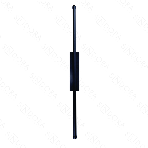 ARANDELA METAL PRETO+SILICONE 80CM 12W 3000K 1200LM DCB03143
