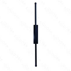 ARANDELA METAL PRETO+SILICONE 80CM 12W 3000K 1200LM DCB03143