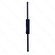 ARANDELA METAL PRETO+SILICONE 80CM 12W 3000K 1200LM DCB03143