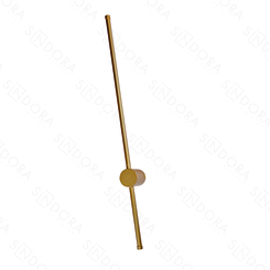 ARANDELA  METAL DOURADO+SILICONE 80CM 8W 3000K 1200LM DCB03149