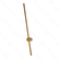 ARANDELA  METAL DOURADO+SILICONE 80CM 8W 3000K 1200LM DCB03149