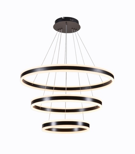 PENDENTE(LUZ DIRETA E INDIRETA)PRETO 80X60X40CM 226W COM CONTROLE A29P