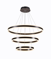 PENDENTE(LUZ DIRETA E INDIRETA)PRETO 80X60X40CM 226W COM CONTROLE A29P