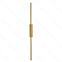ARANDELA METAL DOURADO+SILICONE 60CM 8W 3000K 800LM DCB03139
