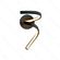 ARANDELA PRETO+SILICONE 25×16CM 15W 1050LM 3000K DCB03239