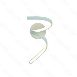 ARANDELA BRANCO+SILICONE 25×16CM 15W 1050LM 3000K DCB03240