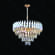 LUSTRE  PENDENTE BRANCO+CRISTAL 55×36CM DCD06594