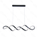 PENDENTE 100CM 58W 4350LM 3000K 6000K METAL PRETO+SILICONE QD05320