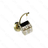 ARANDELA  11×21CM 9W 3000k T INOX DOURADO+CRISTAL TRANSPARENTE DCB02950