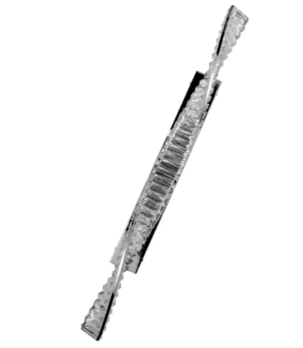 ARANDELA PAREDE CRISTAL CROMADA   100CM 20W 3000K DCB02852
