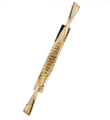 ARANDELA PAREDE CRISTAL DOURADO 100CM 20W 3000K DCB02851